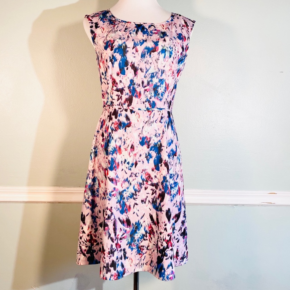 J Crew Floral Watercolor Dress